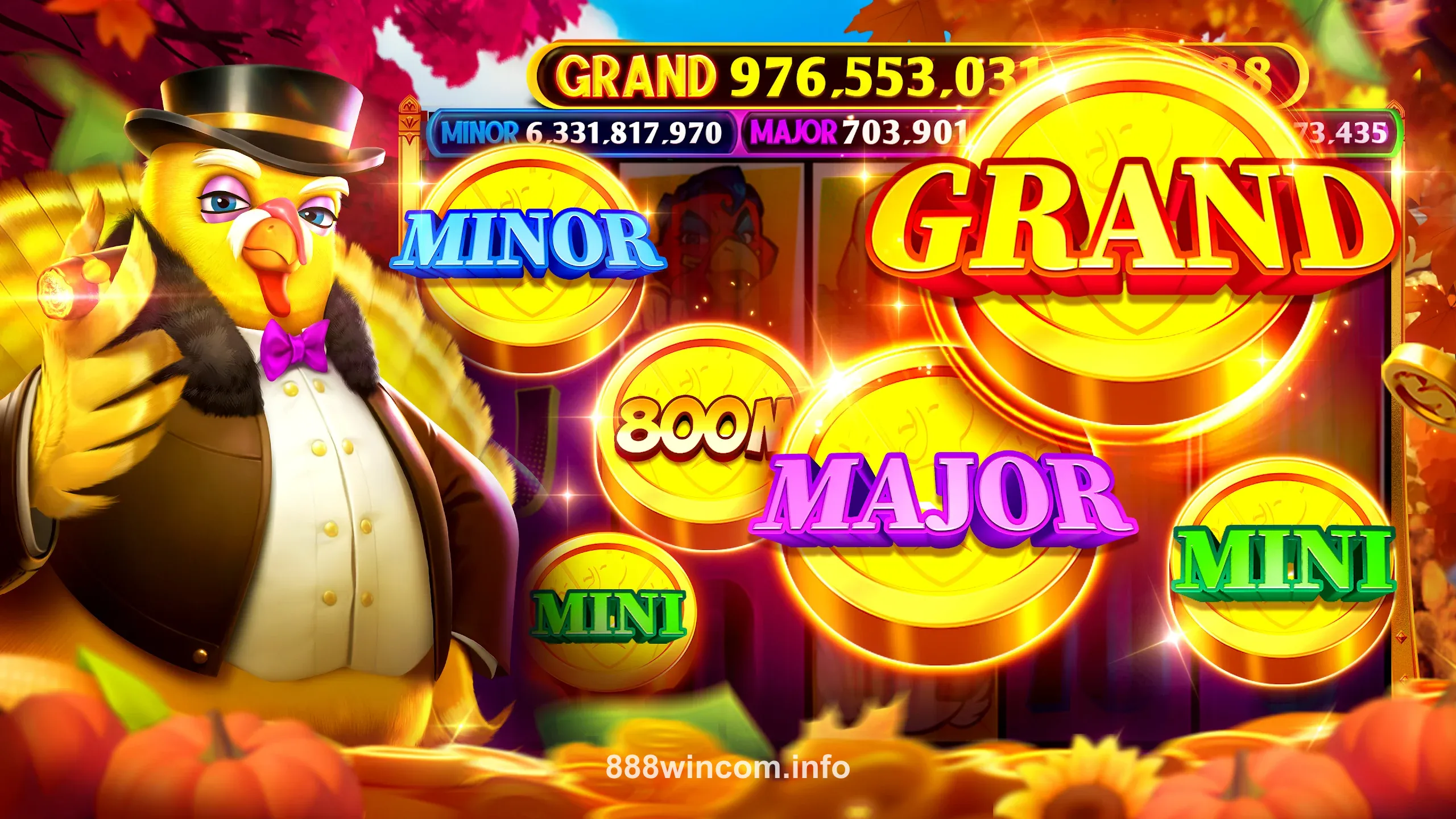 Tela inicial do aplicativo 888win